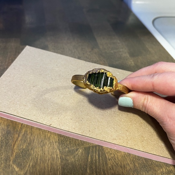 Green Tourmaline Cuff - Picture 3 of 5